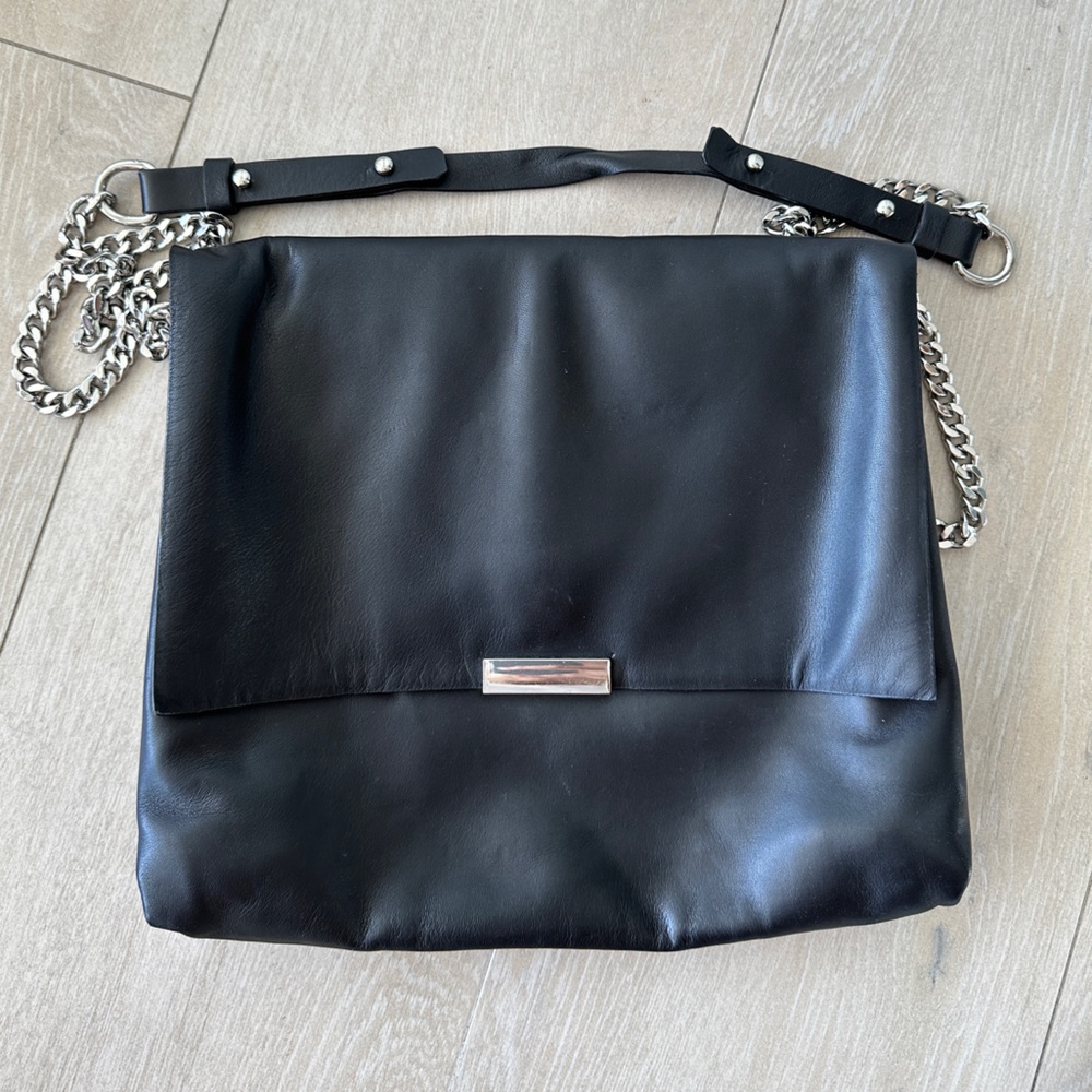 Black leather purse!